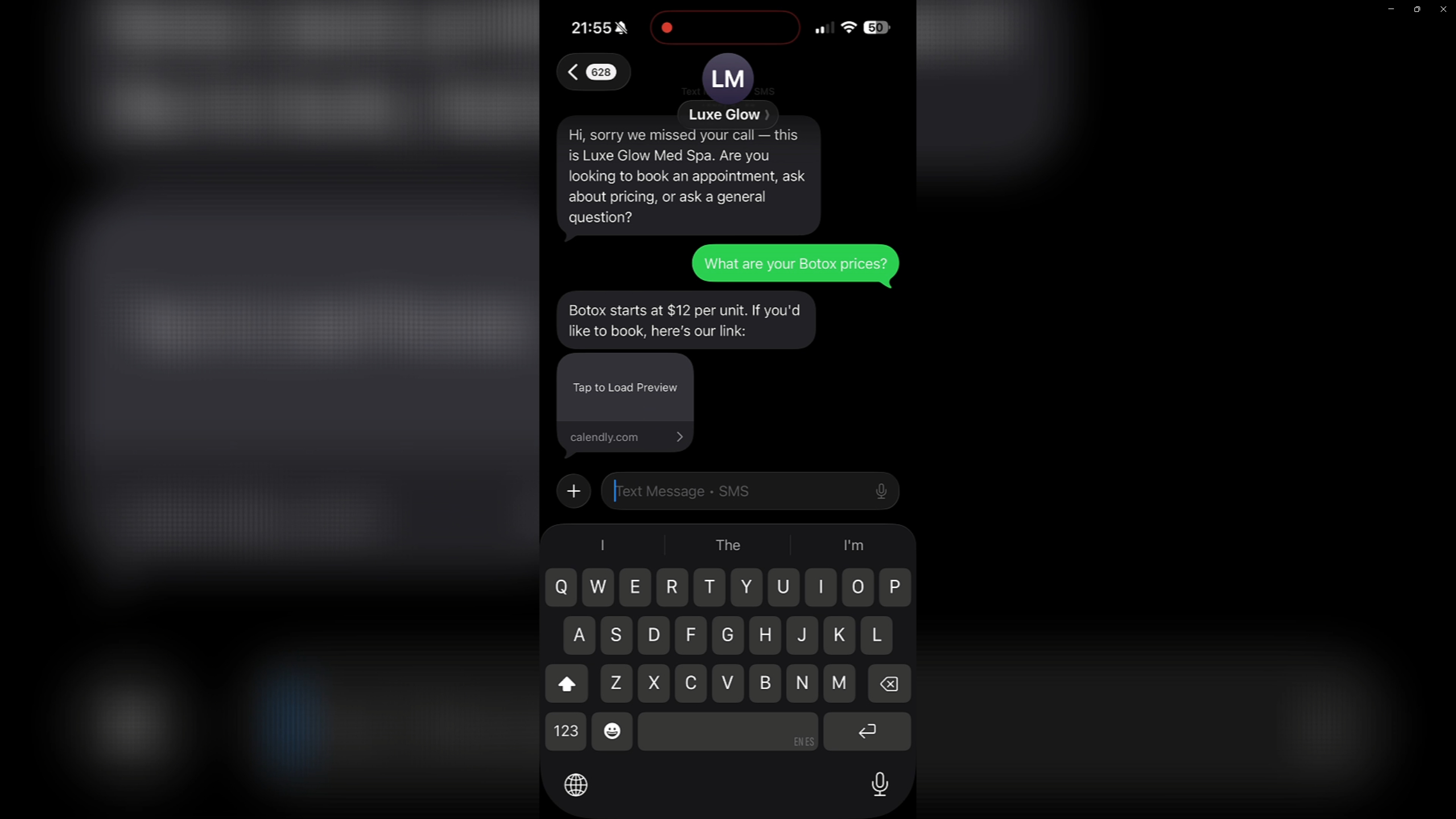 MedSpa Recovery Demo
